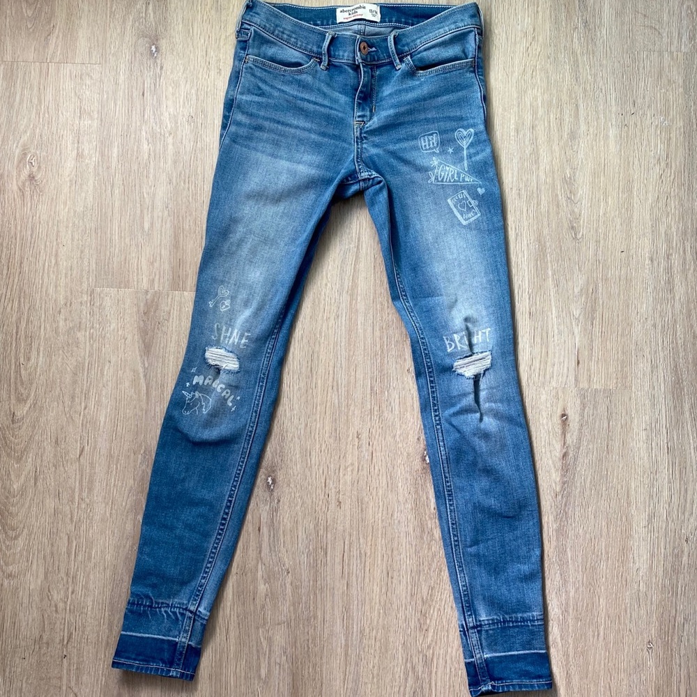 ❌SOLD❌Abercrombie Kids super skinny jeans
